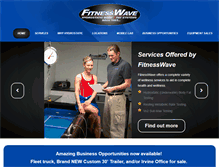 Tablet Screenshot of fitnesswave.com